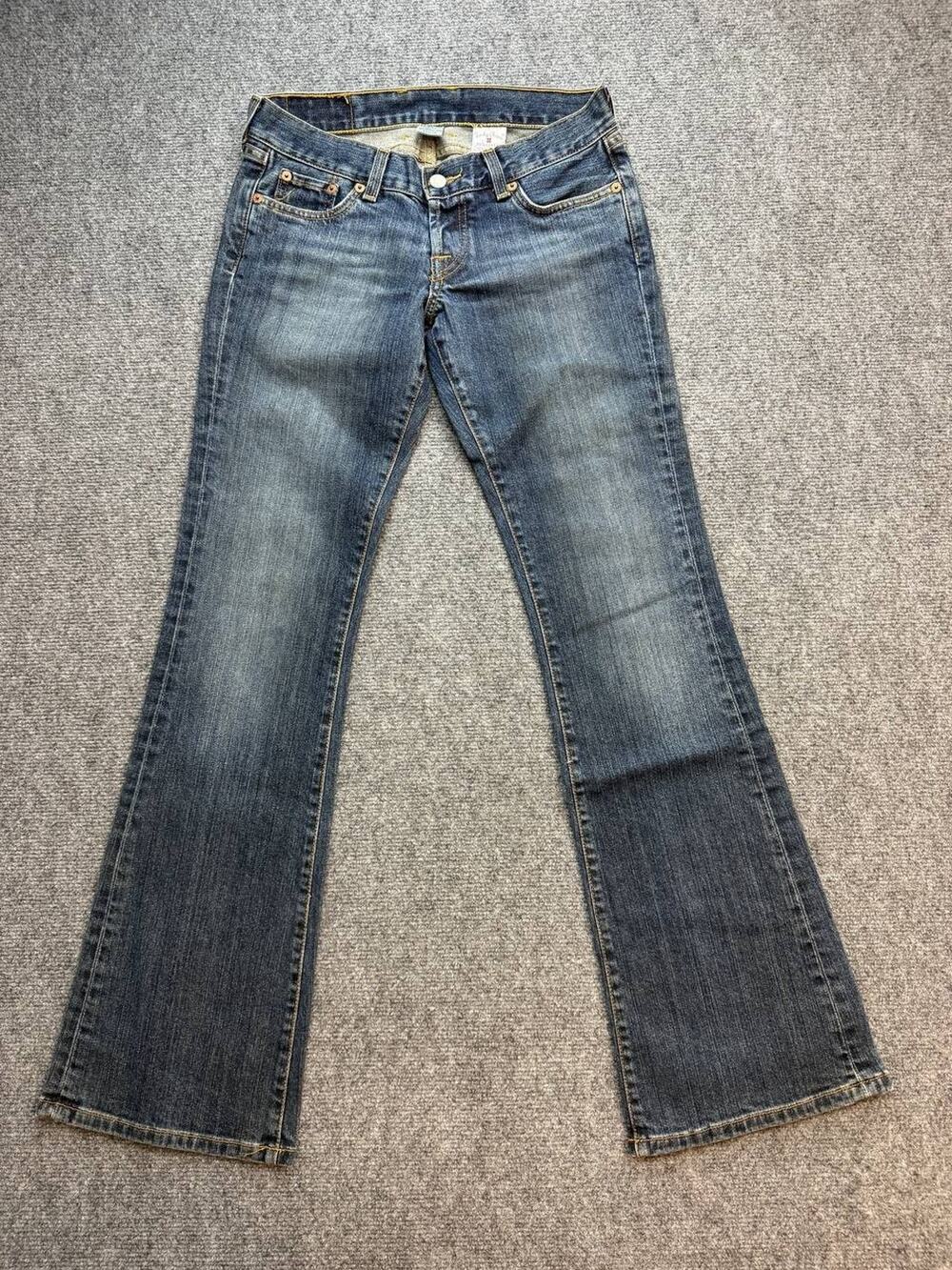 Y2K Lucky Brand Dream Jean Women's 2/26 Low Rise Bootcut Blue Denim USA